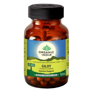 Organic India GILOY 60 Capsules, Healthy Immunity & Support